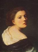 Jean-Baptiste Greuze Portrat eines jungen Madchens oil